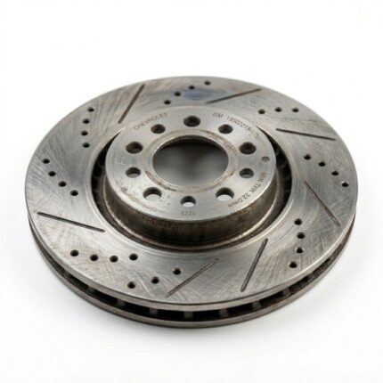 Brake disc for Chevrolet car showing high-quality used auto spare part for smooth braking performance