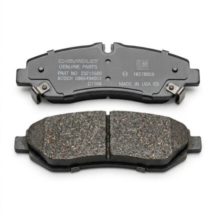 Brake pads for Chevrolet vehicles showing high-quality used auto spare parts in clean condition