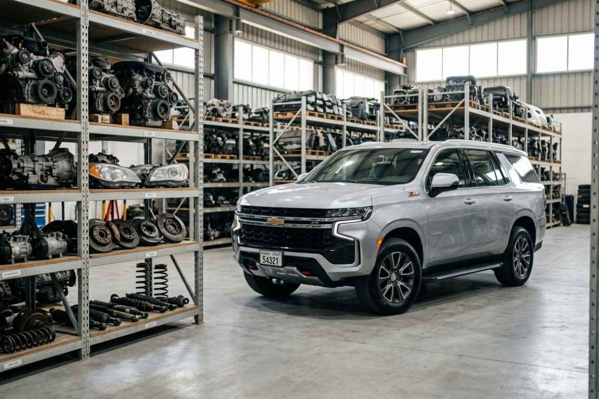 Chevrolet used engine spare parts available in Sharjah warehouse for American cars