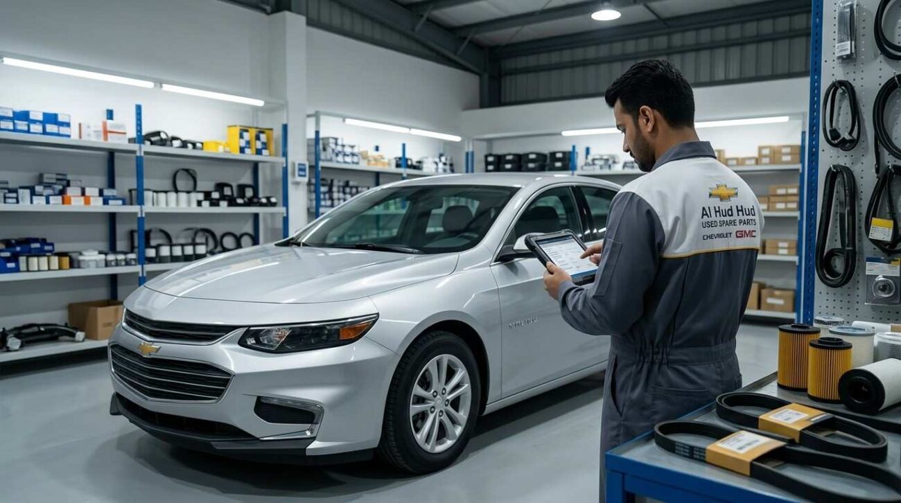 Used Chevrolet engine and gearbox spare parts in Sajja Industrial Area Sharjah