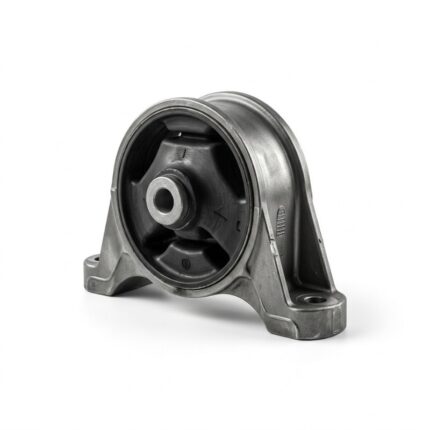 Used engine mount for Chevrolet car showing durable rubber and metal construction for stable engine support.
