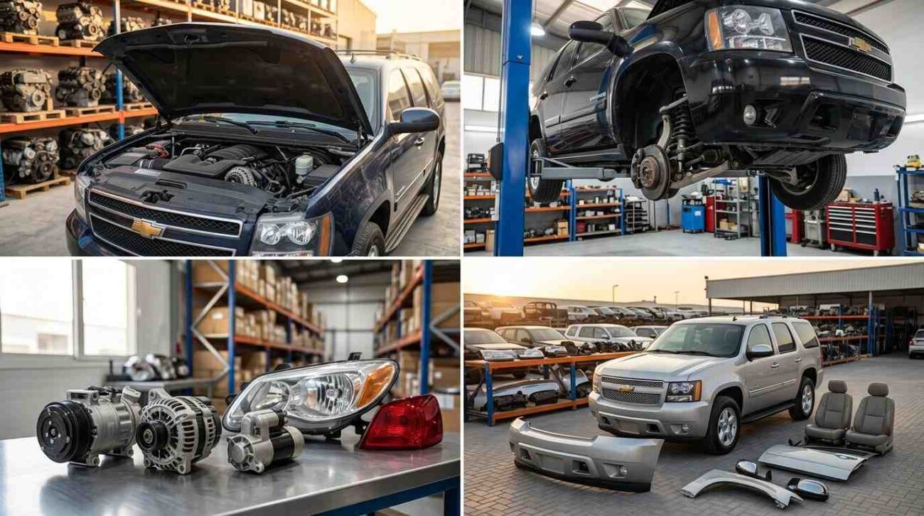 Used Chevrolet gearbox spare parts for sale in Sharjah industrial area
