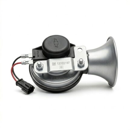 Car horn system used for Chevrolet vehicles ensuring loud and clear sound for safety on the road.