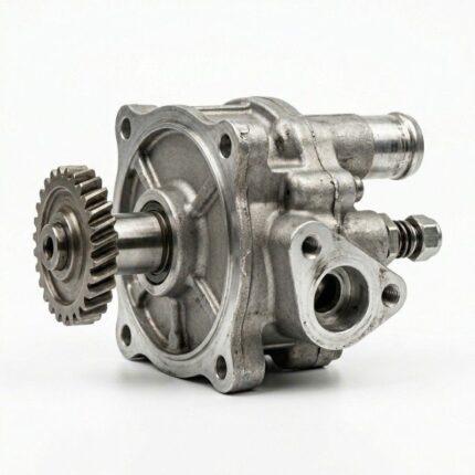 Durable automotive oil pump for engine oil flow and pressure control in used car spare parts