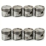 Engine pistons installed inside a car engine cylinder block for smooth combustion process
