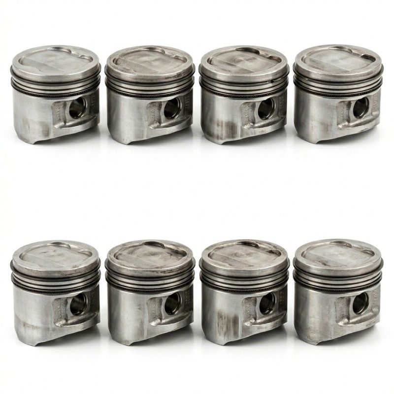 Engine pistons installed inside a car engine cylinder block for smooth combustion process