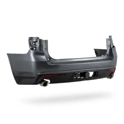 Close-up view of Chevrolet rear bumper spare part for replacement and repair service