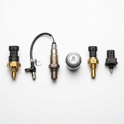 Engine and vehicle sensors spare parts for Chevrolet available in Sharjah used auto parts market.