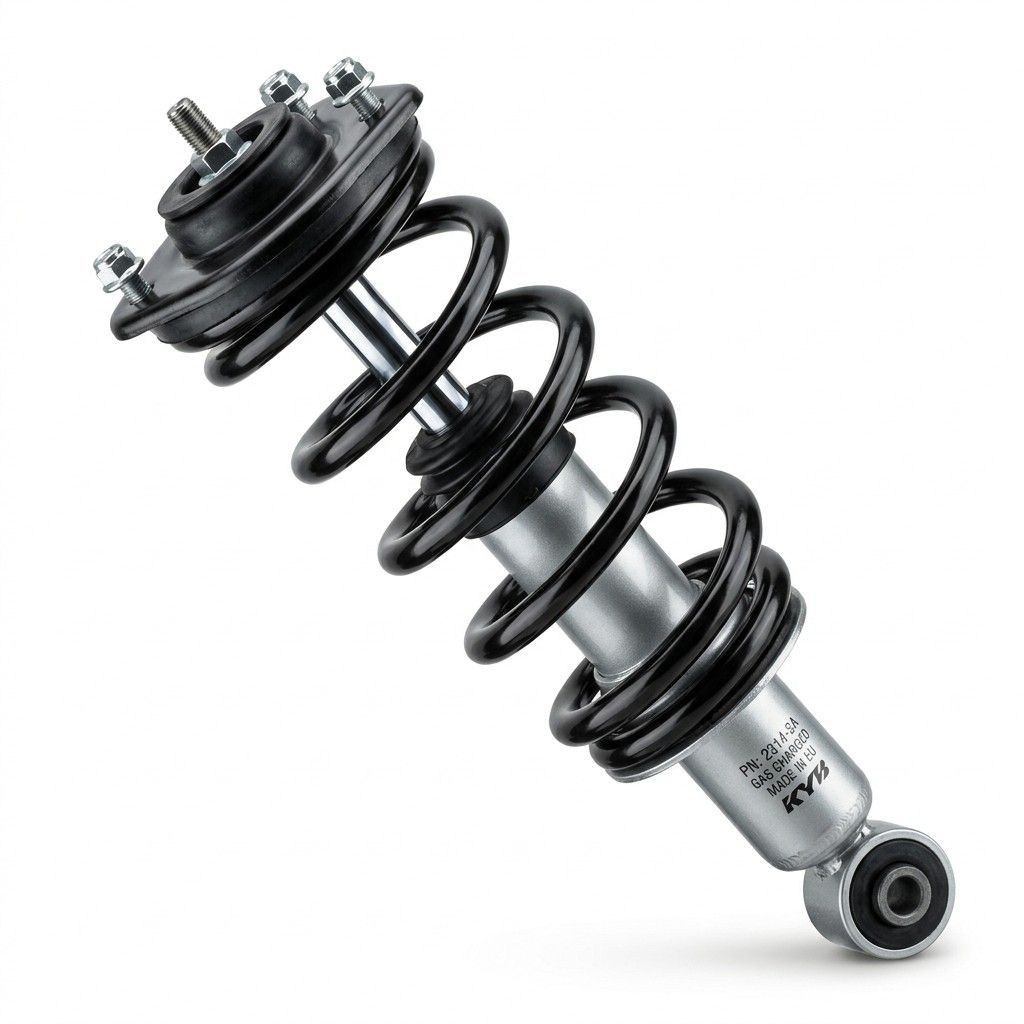 Used shock absorber for car suspension system ready for installation in UAE auto parts shop