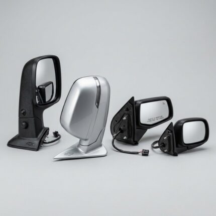 Car side mirror replacement part for Chevrolet vehicles with adjustable view and indicators