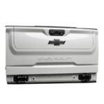 Chevrolet pickup truck tailgate rear view with durable used auto part installed