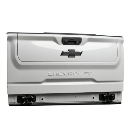 Chevrolet pickup truck tailgate rear view with durable used auto part installed