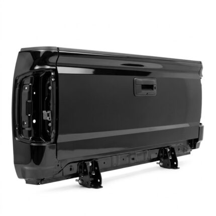 Close-up of used tailgate for American Chevrolet vehicle in excellent condition
