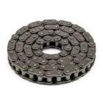 Timing chain for engine showing metal links used in vehicle engine timing system