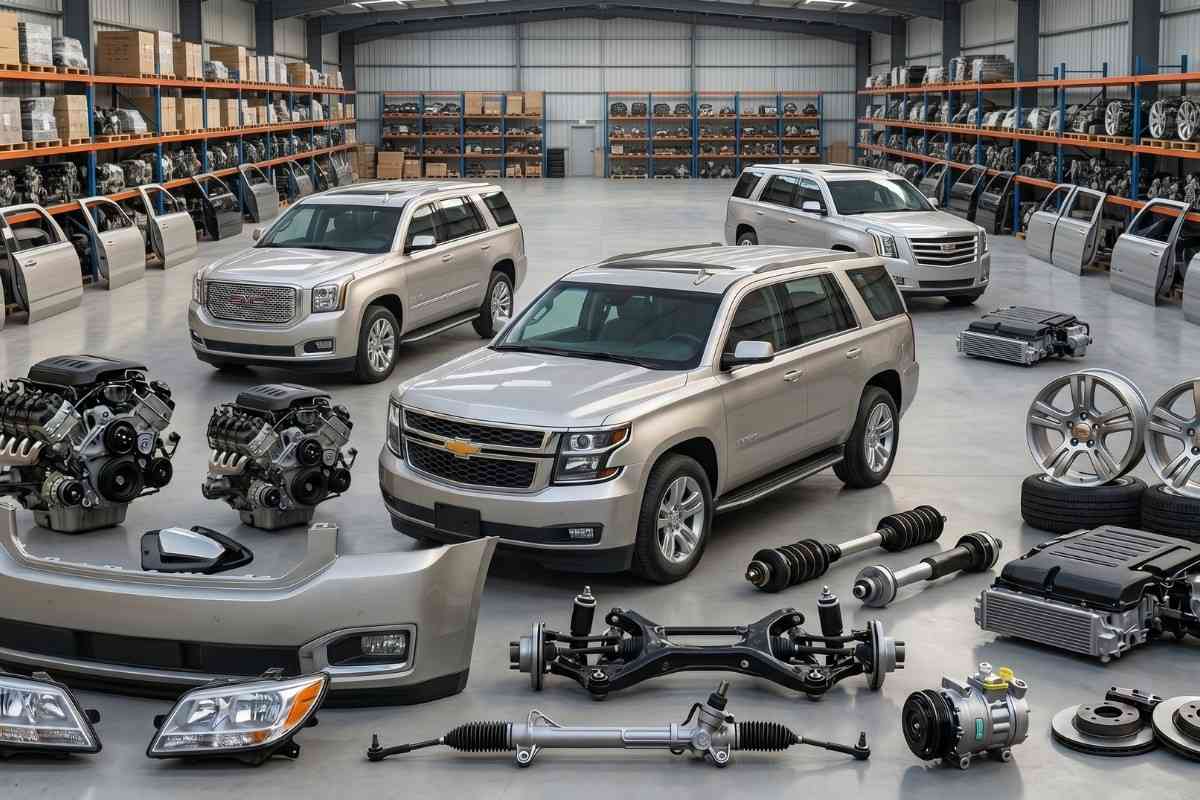 Genuine American car spare parts in Dubai for Chevrolet, GMC, Cadillac, and Ford vehicles