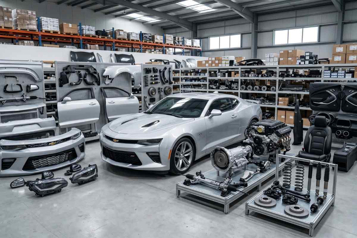 High-quality auto parts in Dubai including engines, transmissions, and body components