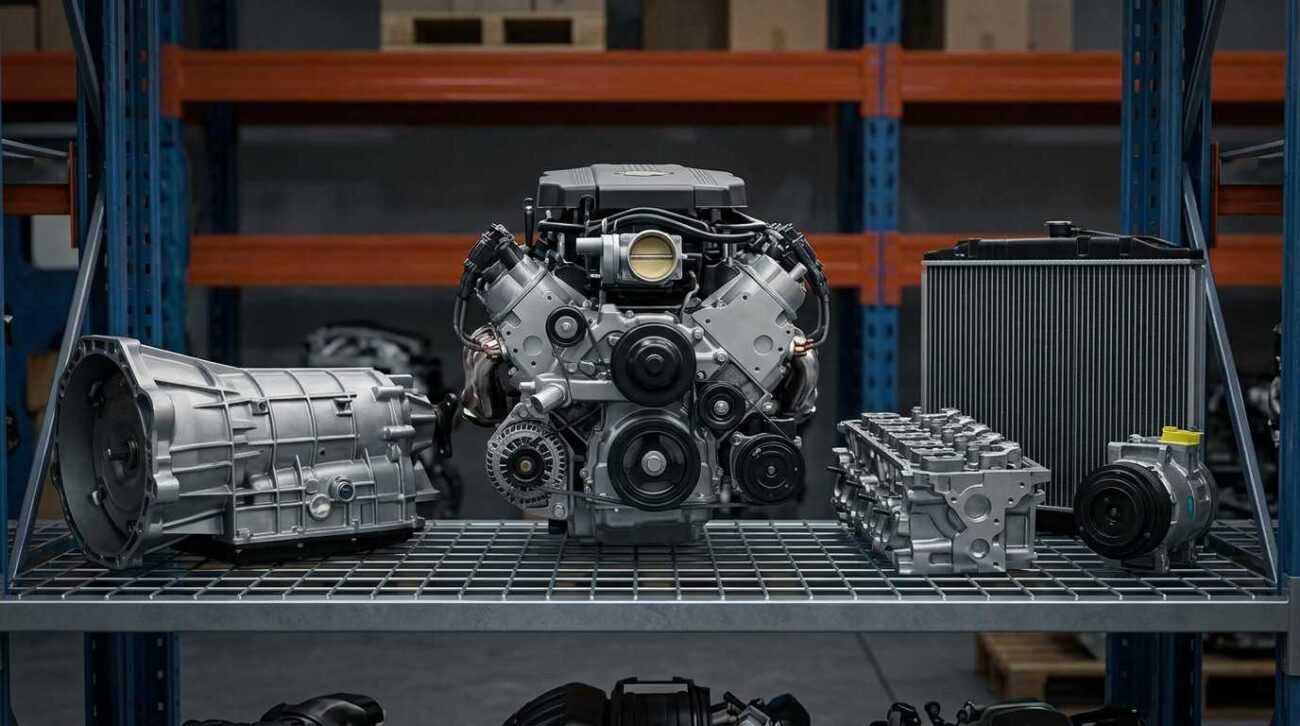 Used Chevrolet engine and transmission parts in Sharjah UAE auto market