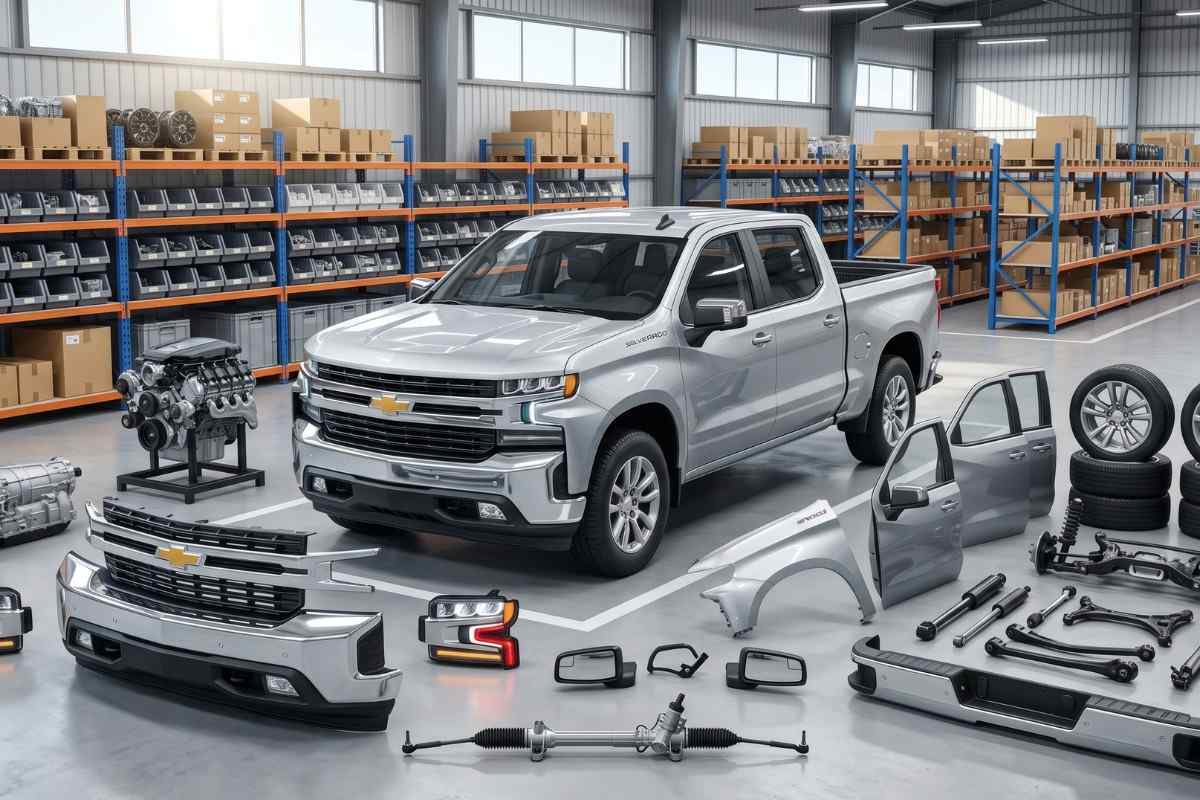 Chevrolet used spare parts in Dubai including genuine OEM engine and body parts