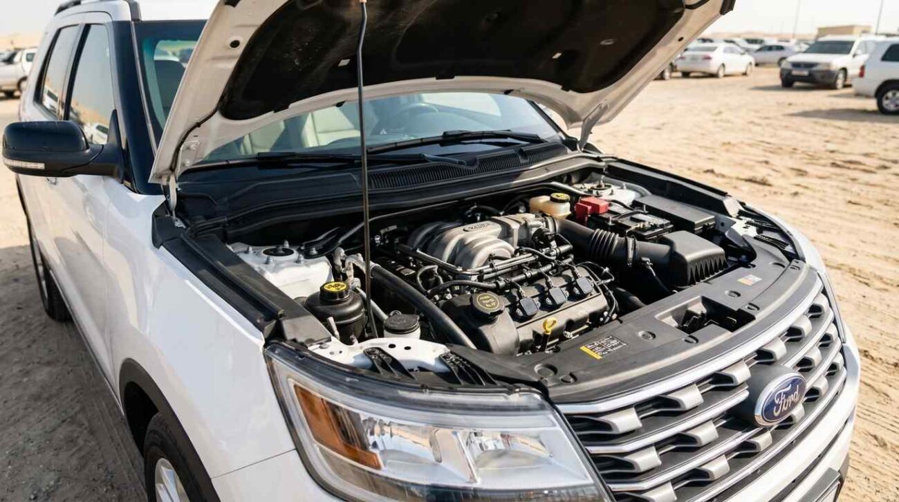 Used Ford gearbox and transmission spare parts in Sharjah auto market