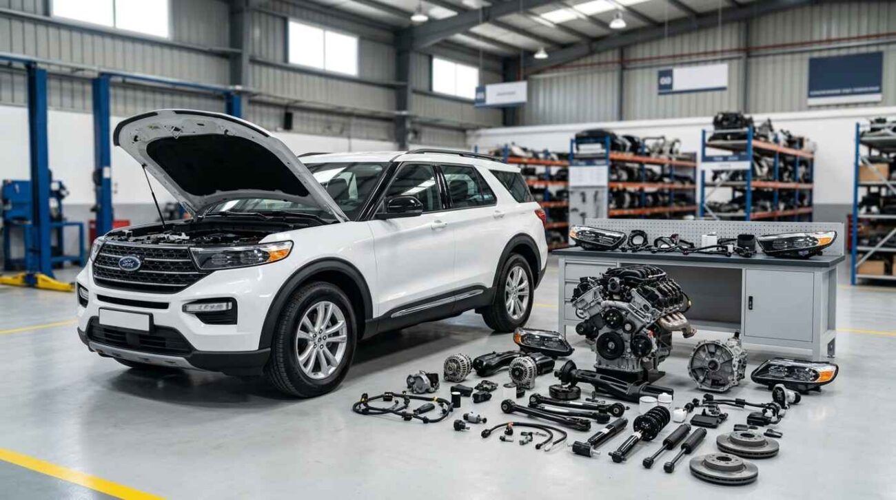 Used Ford suspension parts including shocks and arms in Sharjah