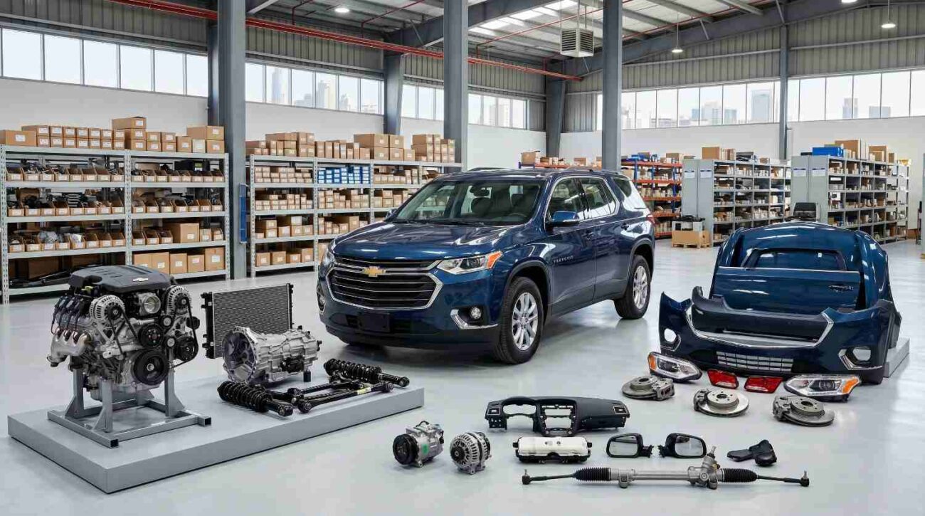 Genuine used auto parts in Dubai for Chevrolet, GMC, and American vehicles