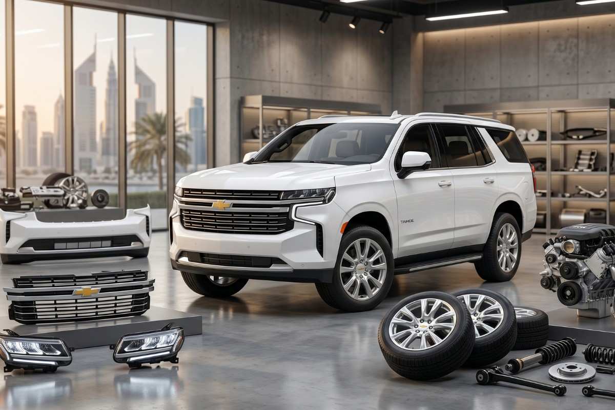 Luxury car spare parts Dubai high quality engine and body parts for premium vehicles