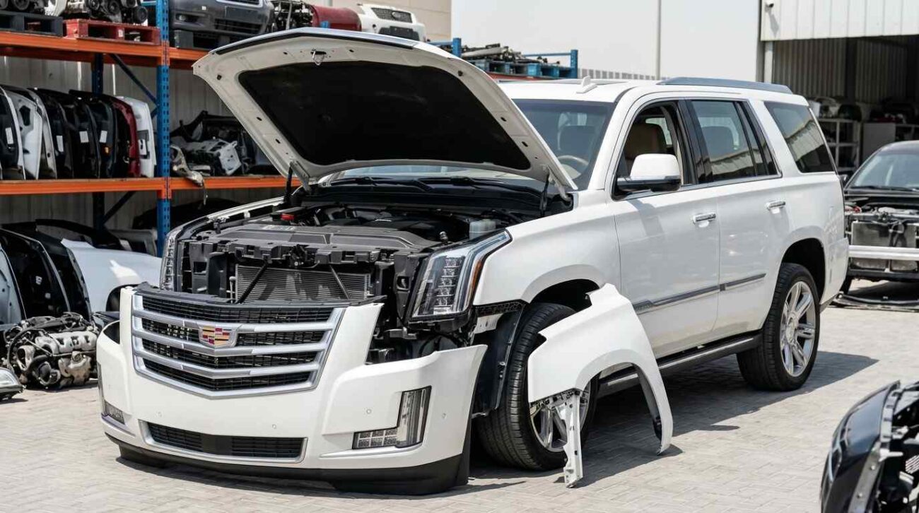 Quality used car parts near me Sharjah with genuine American car spare parts.