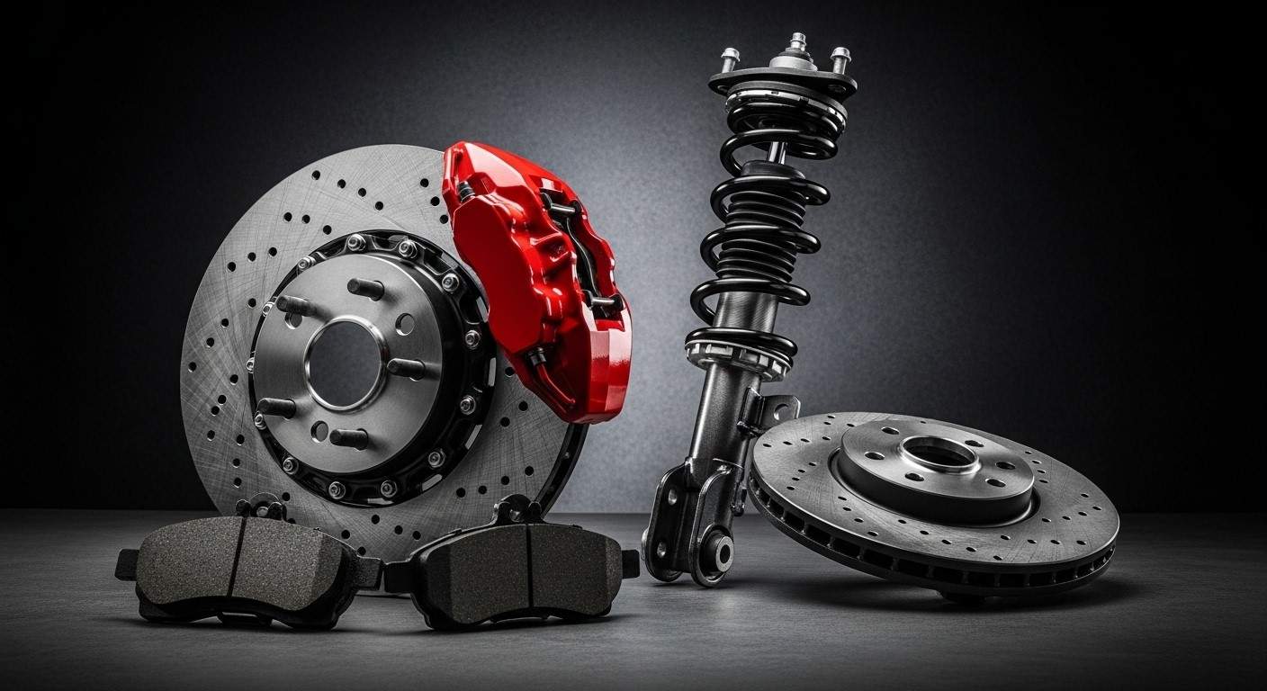 Quality used suspension and brake parts for Chevrolet, GMC, Cadillac, and Ford vehicles in the UAE.