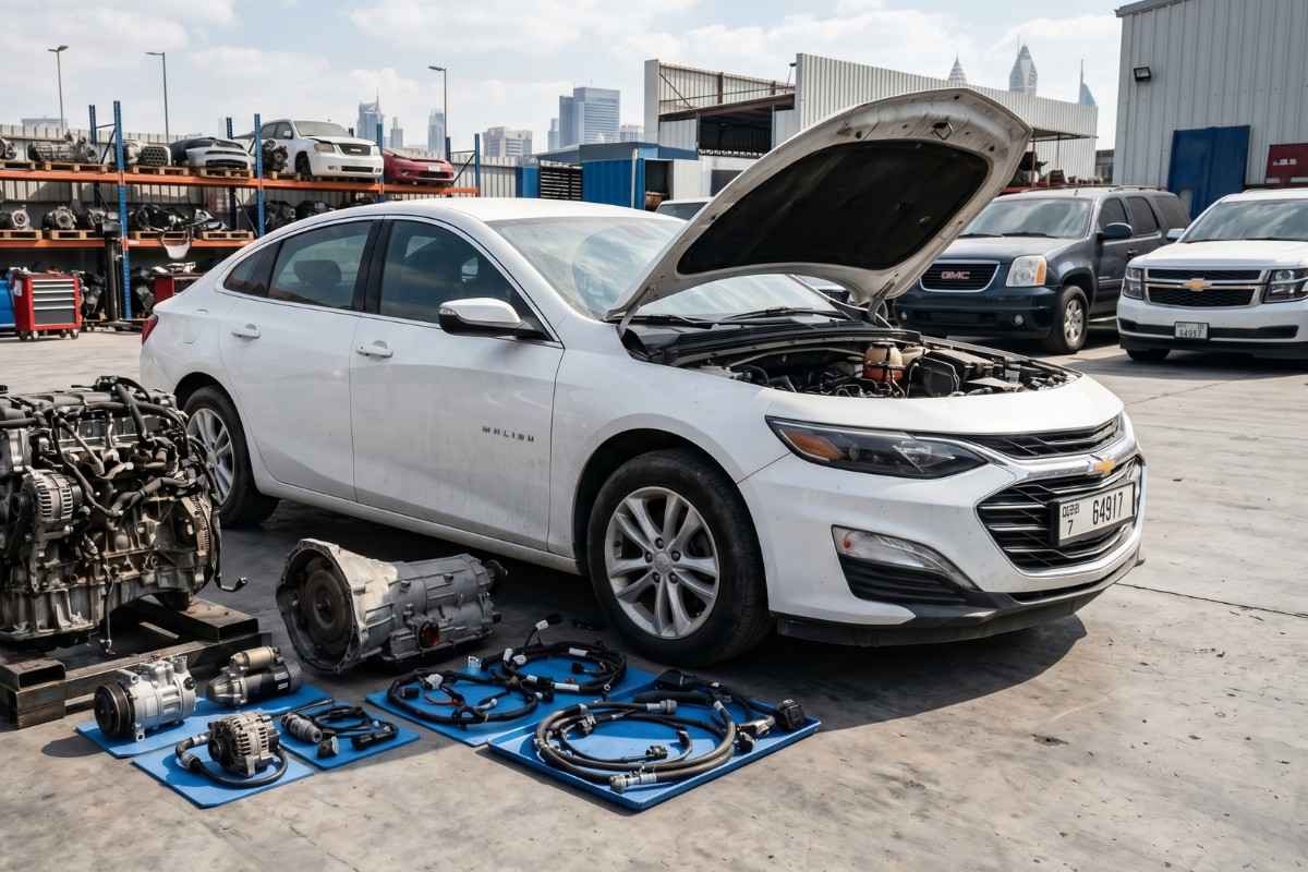 High quality used American car engine parts available in Sharjah for Chevrolet and Ford vehicles