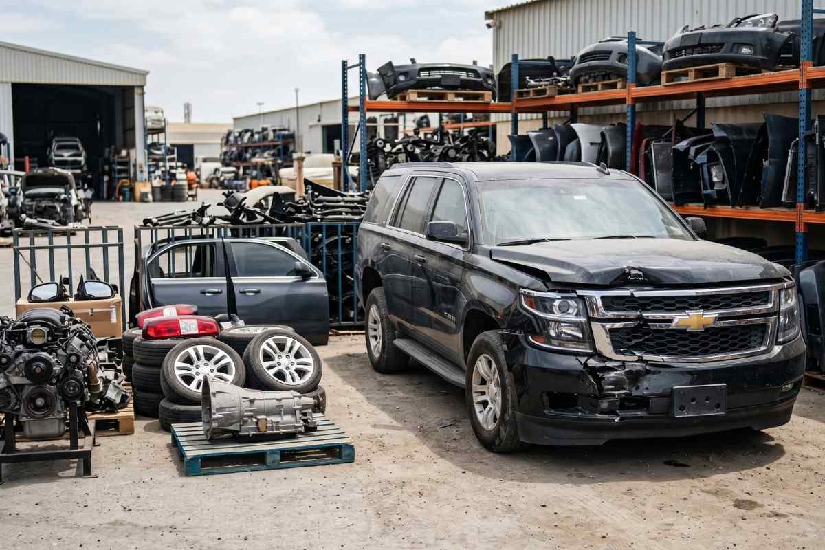 Used auto spare parts in Dubai including genuine Chevrolet engine and body components