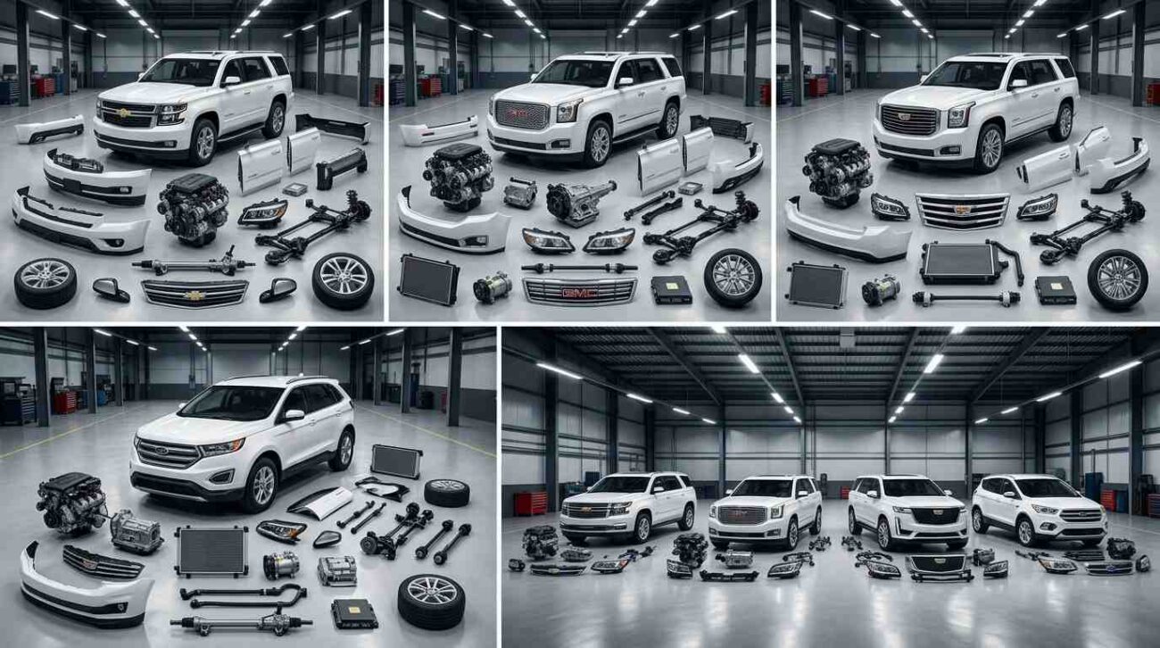 High-quality affordable used car spare parts in Dubai for American vehicles