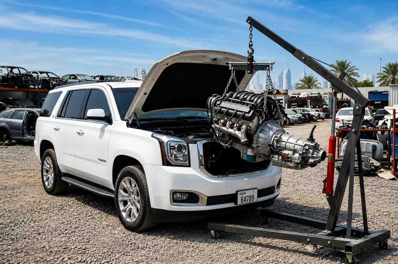 GMC Used Parts Sharjah with genuine OEM engine and transmission parts