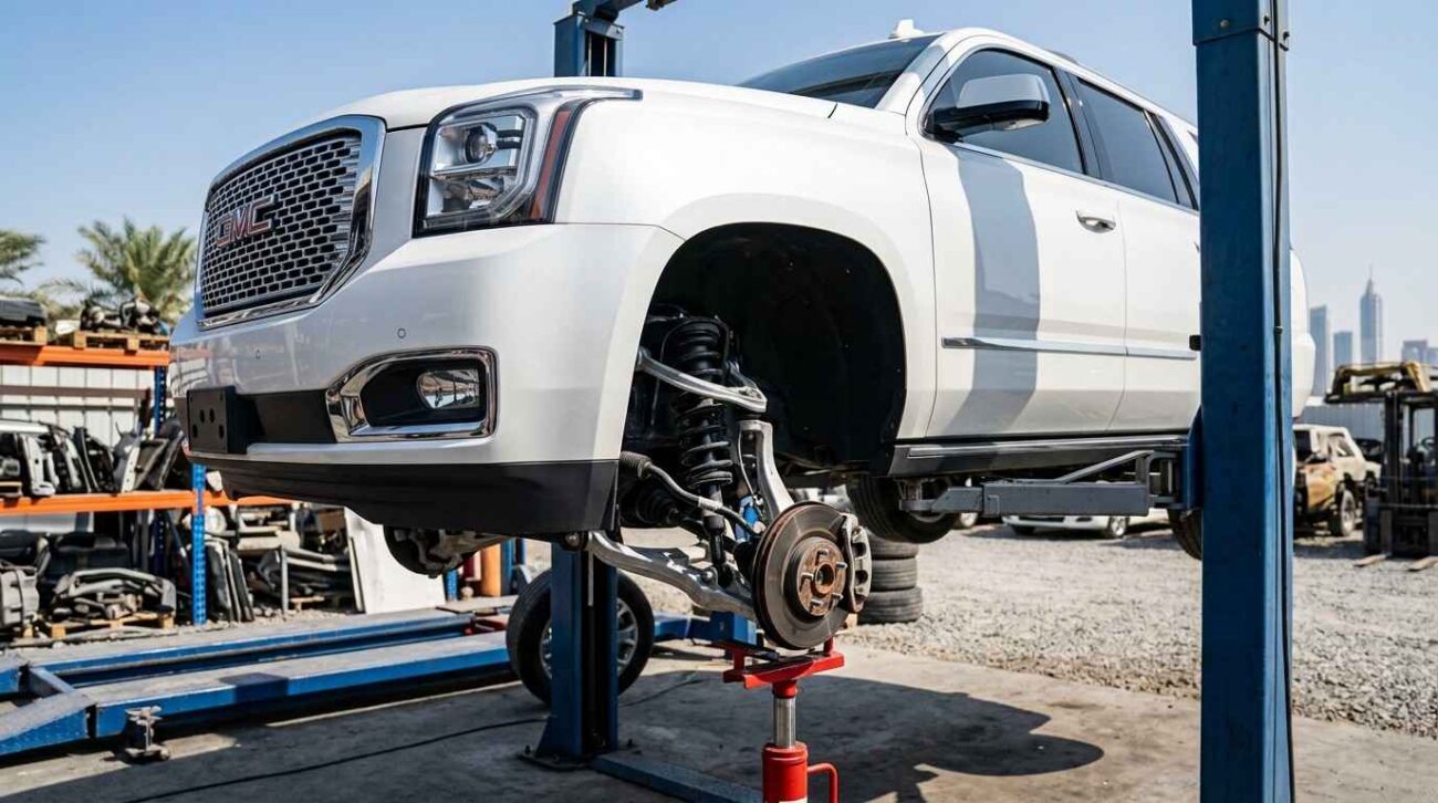 GMC engine and gearbox used spare parts available in Sharjah