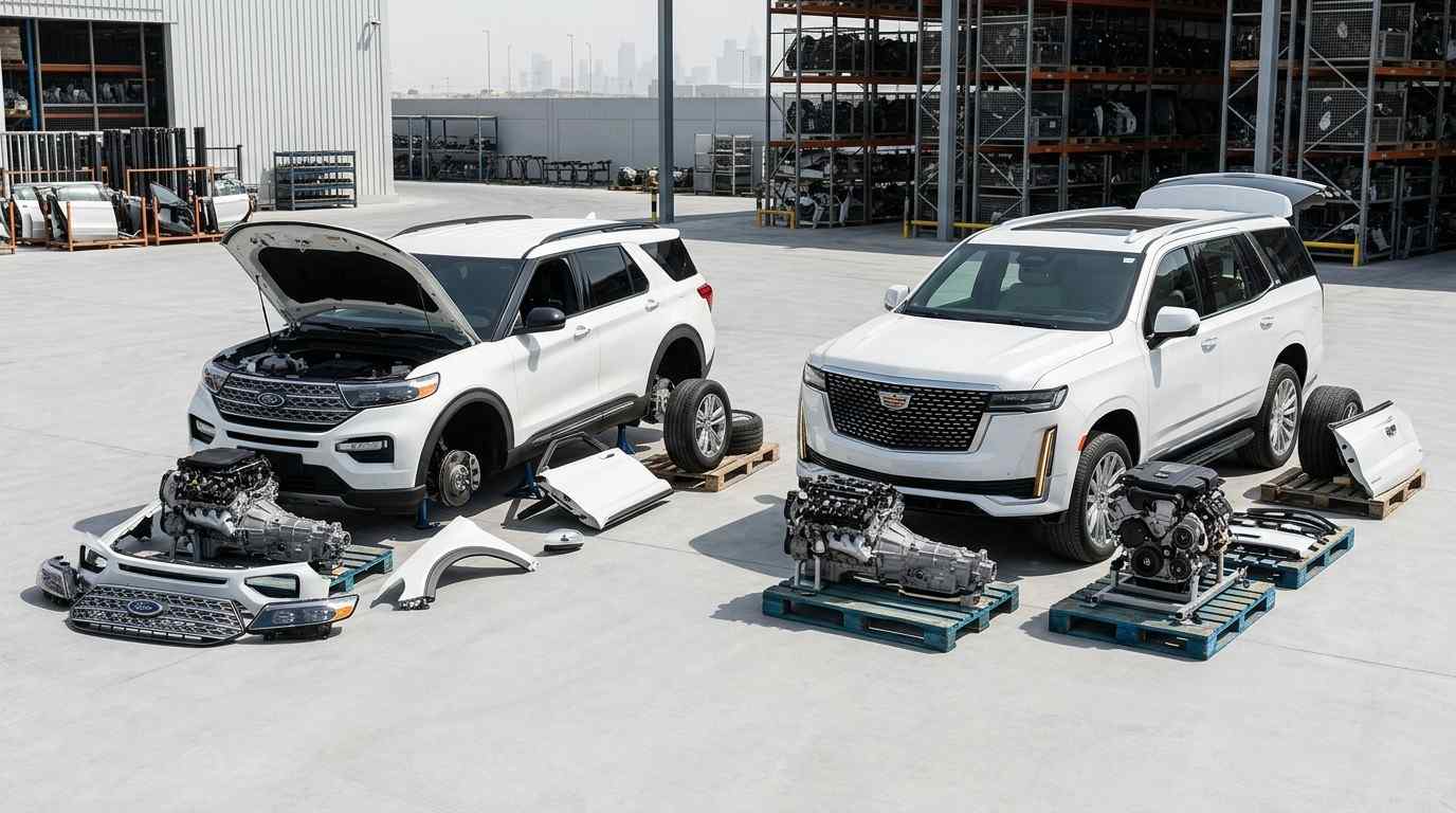 Affordable used OEM car parts for sale in Dubai with fast UAE delivery