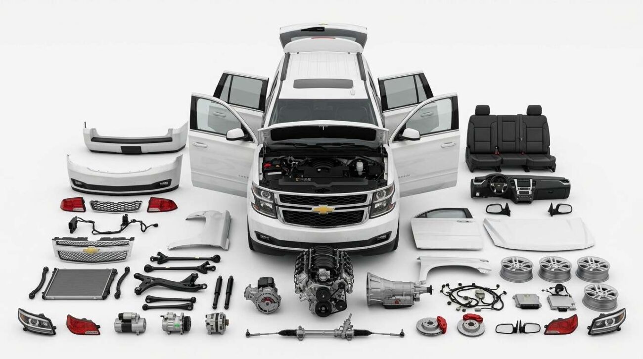 Used car parts UAE for Chevrolet, GMC, Cadillac, and Ford at affordable prices