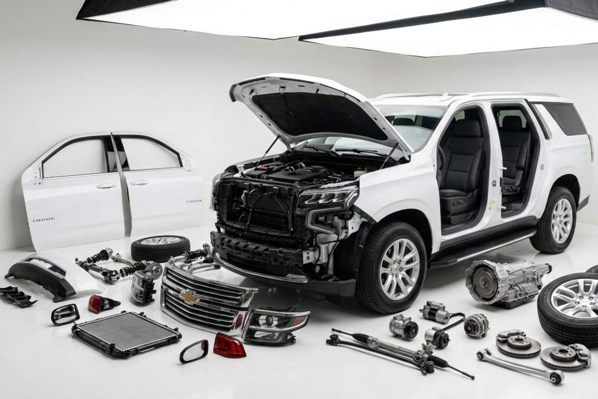 Genuine used auto parts UAE for Chevrolet, GMC, Cadillac, and Ford vehicles.