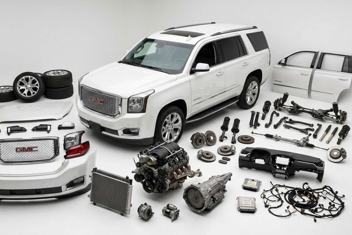 Genuine used auto spare parts in UAE for Chevrolet, GMC, Cadillac, and Ford vehicles