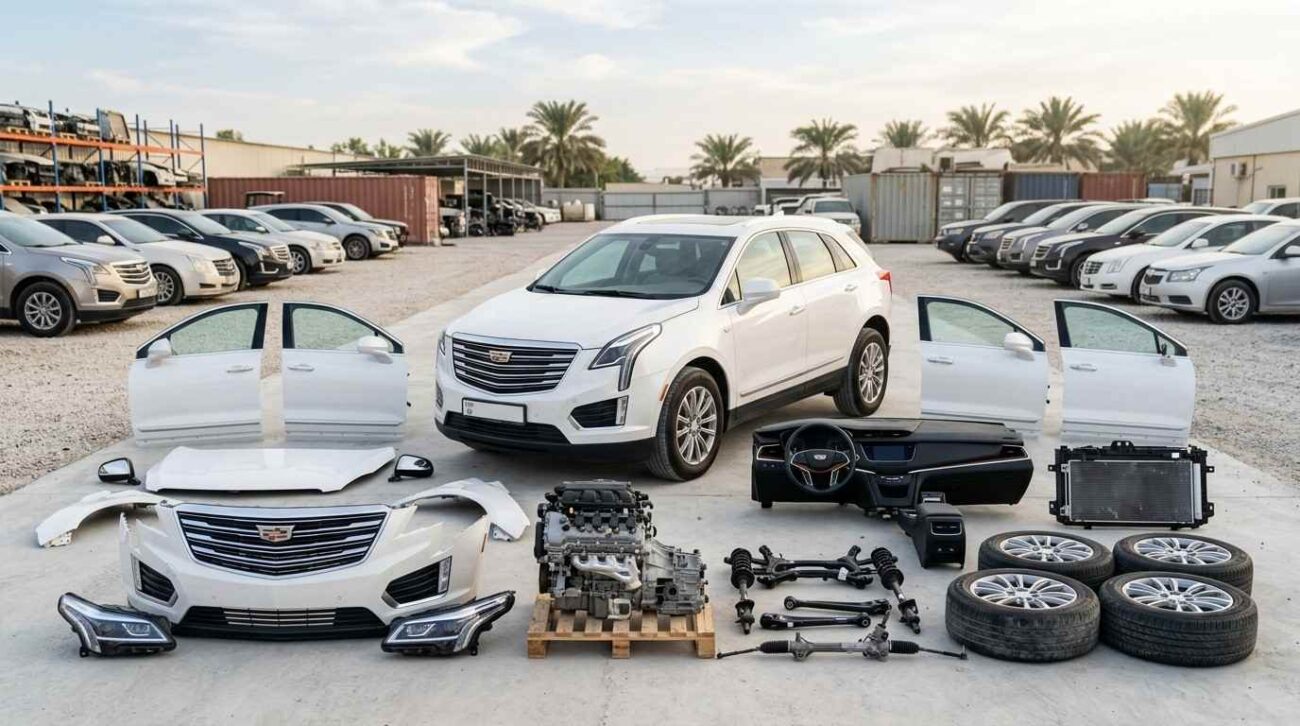 Genuine used Cadillac spare parts in Abu Dhabi for American vehicles