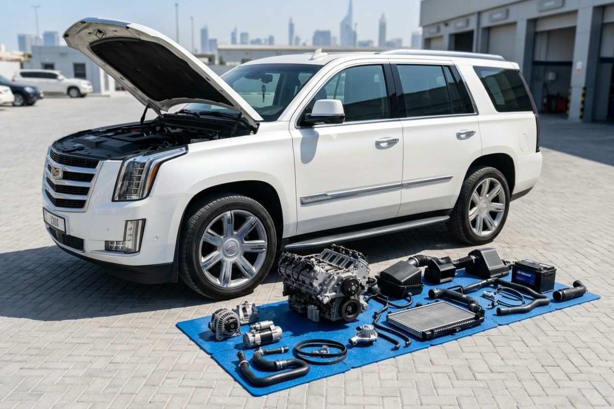Genuine used Cadillac spare parts available in Sharjah, UAE