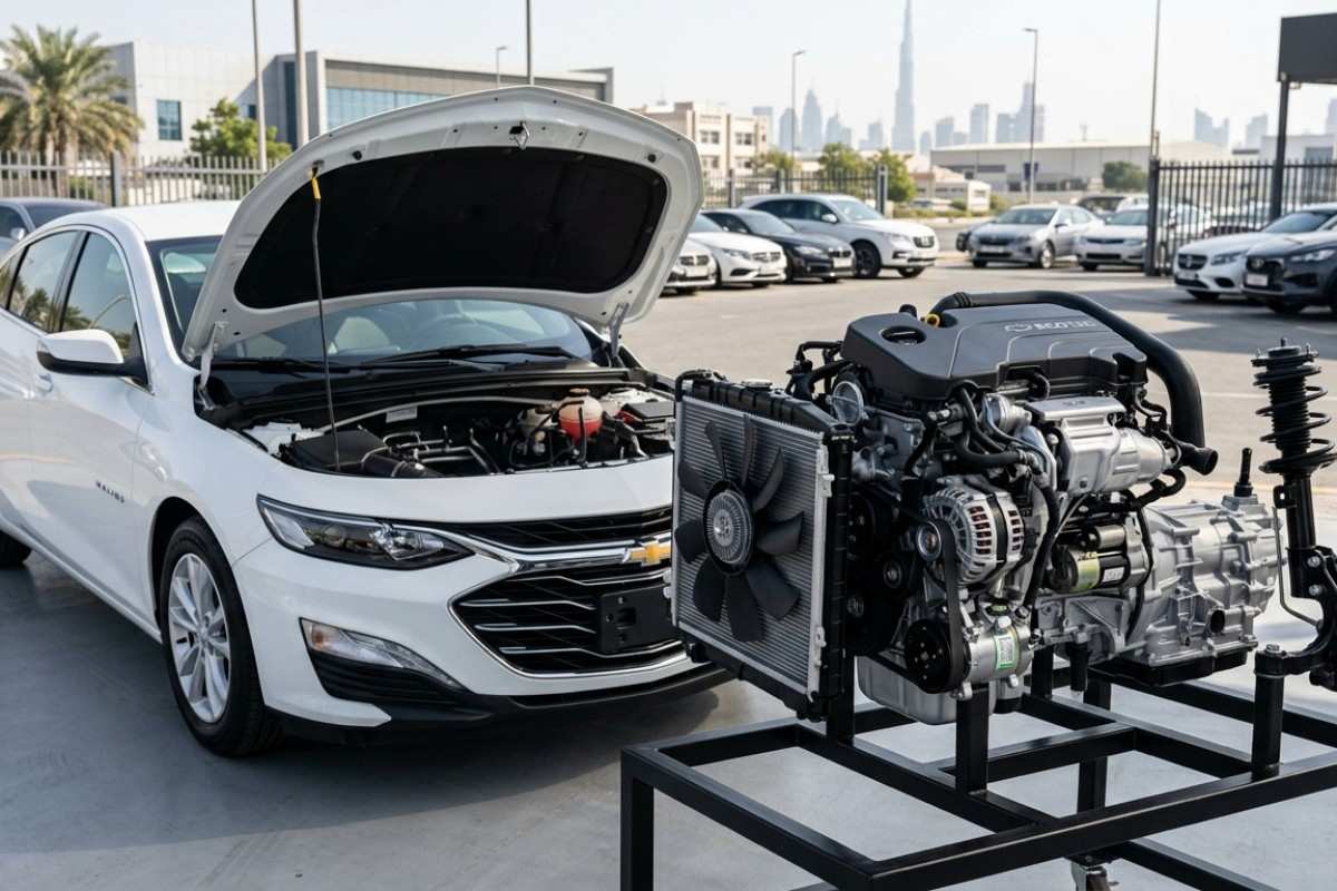 Genuine used car parts in Abu Dhabi for Chevrolet, GMC, Cadillac, and Ford vehicles