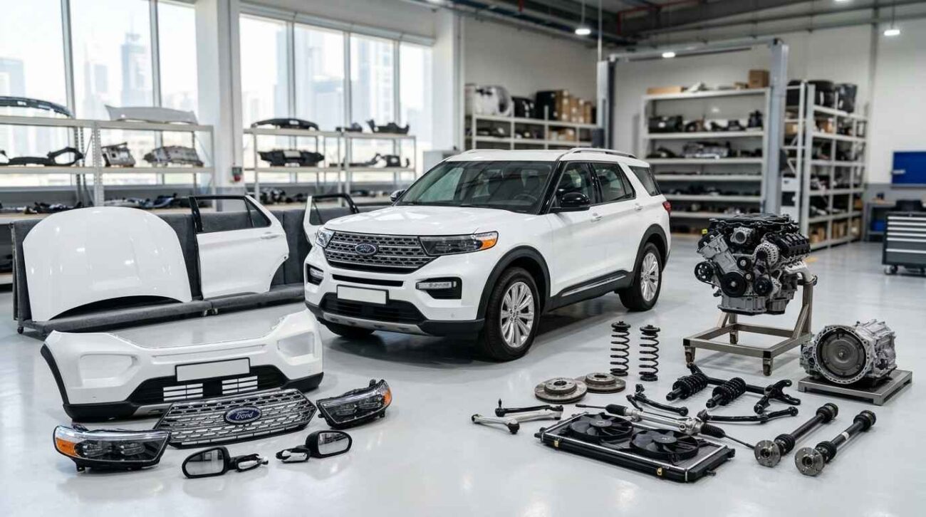 Used Cadillac and Ford spare parts available in Ajman
