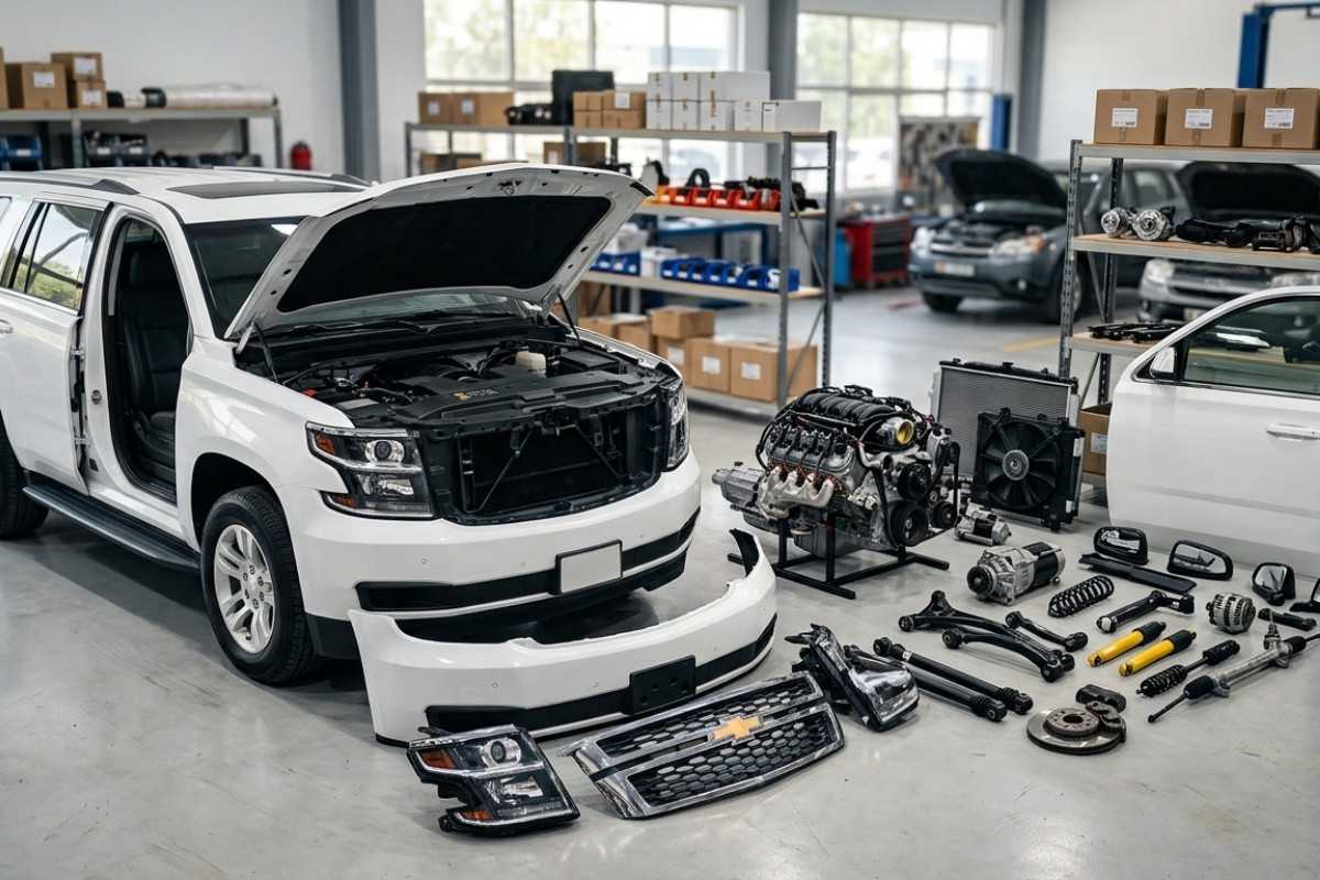 Genuine used Chevrolet car spare parts available in Ajman, UAE