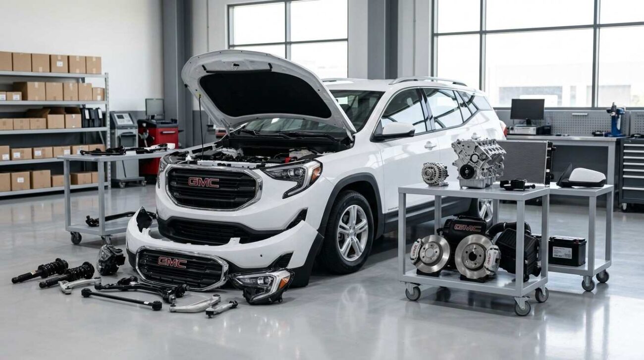 Quality-tested used GMC spare parts available in Abu Dhabi for American vehicles.