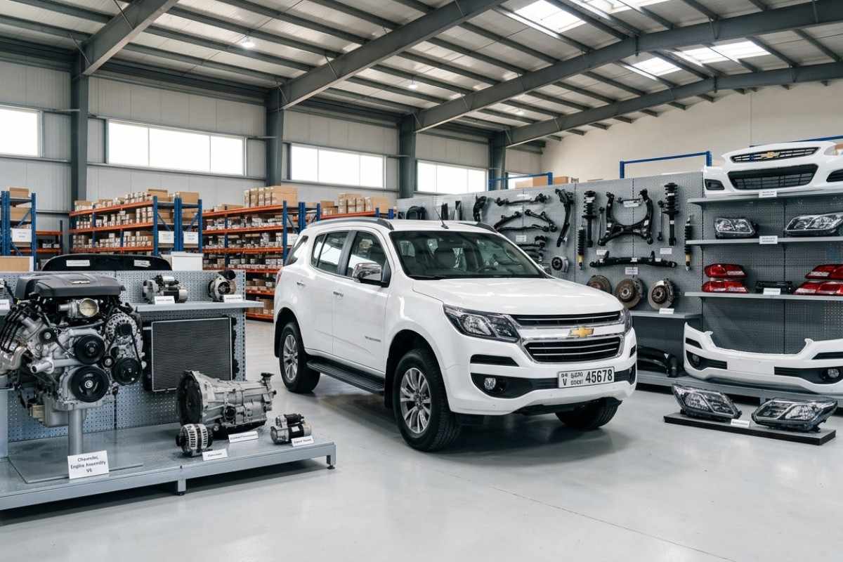 Affordable Chevrolet spare parts Sharjah used OEM auto parts
