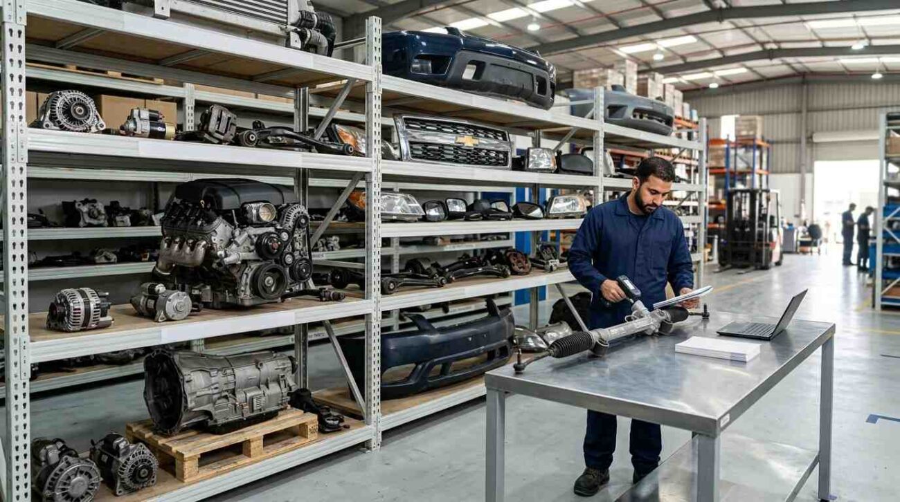 Chevrolet auto spare parts Sharjah used genuine replacement parts