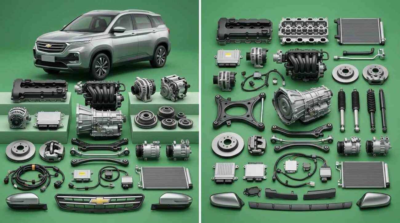 Chevrolet Captiva used gearbox parts Sharjah