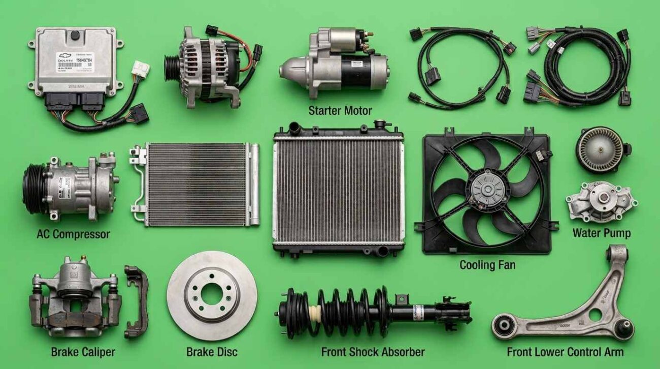Chevrolet Cruze engine parts Sharjah used spare parts