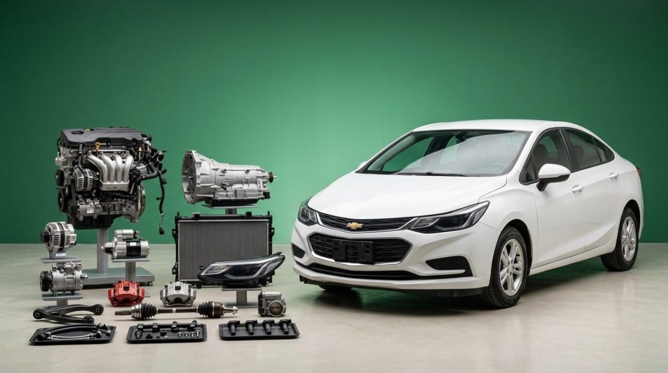 Chevrolet Cruze gearbox parts Sharjah used OEM parts