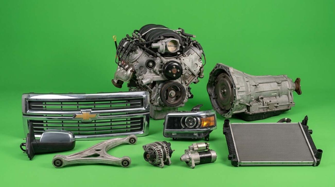 Chevrolet Silverado body parts Sharjah used spare parts
