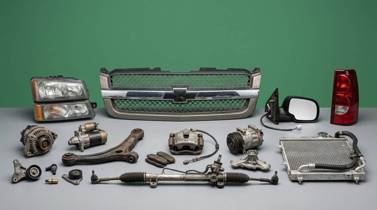 Chevrolet Silverado gearbox parts Sharjah